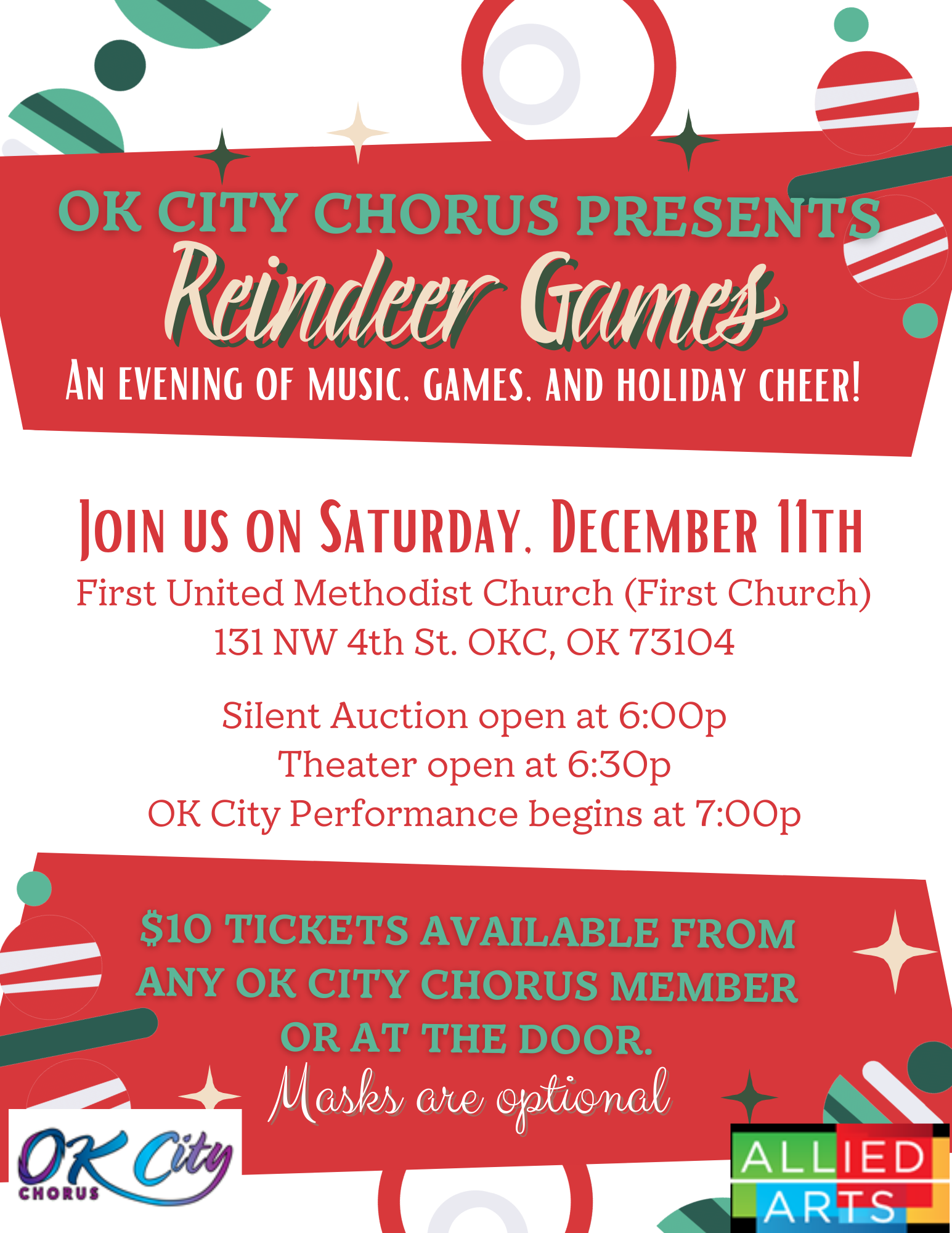 OK City Chorus presents REINDEER GAMES!!